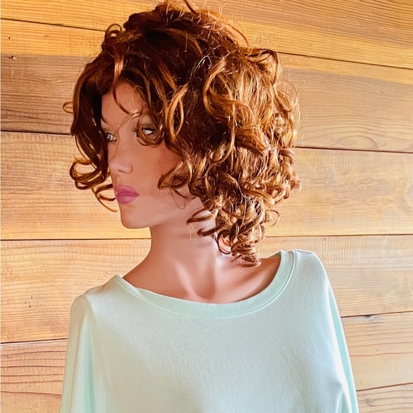 ORIGINAL USE NWT Slouchy Dip Dyed SWEATSHIRT XXL - Picture 3 of 5